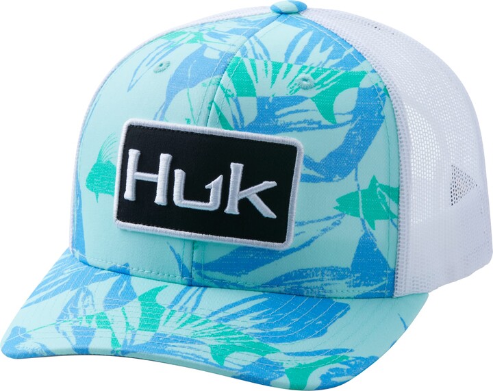 HUK Men's Mesh Trucker Snapback Anti-Glare Fishing Hat - ShopStyle