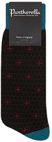 Thumbnail for your product : Pantherella Chainmail cross print wool socks