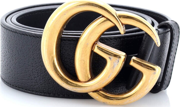 GUCCI GG Marmont Belt Leather Medium