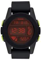 Thumbnail for your product : Nixon The Unit Digital Silicone Strap Watch, 44mm