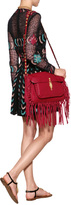 Thumbnail for your product : Valentino Leather Fringed Shoulder Bag