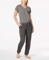 Thumbnail for your product : Alfani Contrast-Pocket Pajama Set, Created for Macy's