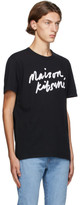 Thumbnail for your product : MAISON KITSUNÉ Black Handwriting Classic T-Shirt