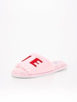 Thumbnail for your product : Very Love Slogan Slipper Set Pink