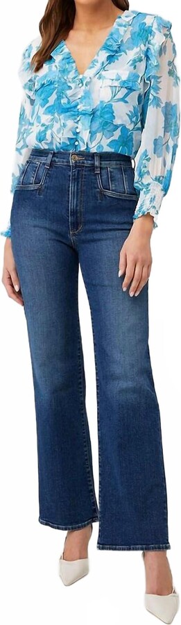 MISA The Sasha Top In Blue