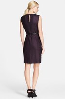 Thumbnail for your product : Milly Leather Bow Sheath Dress
