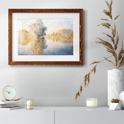 Red Barrel Studio Morning On The Seine, 1893 Framed On Paper Print