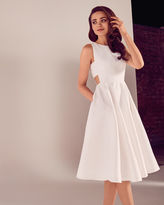 Thumbnail for your product : Ted Baker Daisy jacquard cutout midi dress