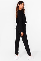 Thumbnail for your product : Nasty Gal Womens Soft Fluffy Knit Joggers - Black - M