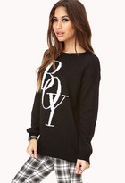 Thumbnail for your product : Forever 21 Oversized Boy Sweater