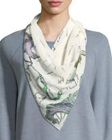 Thumbnail for your product : Rag & Bone Floral Camo Silk Dagger Scarf