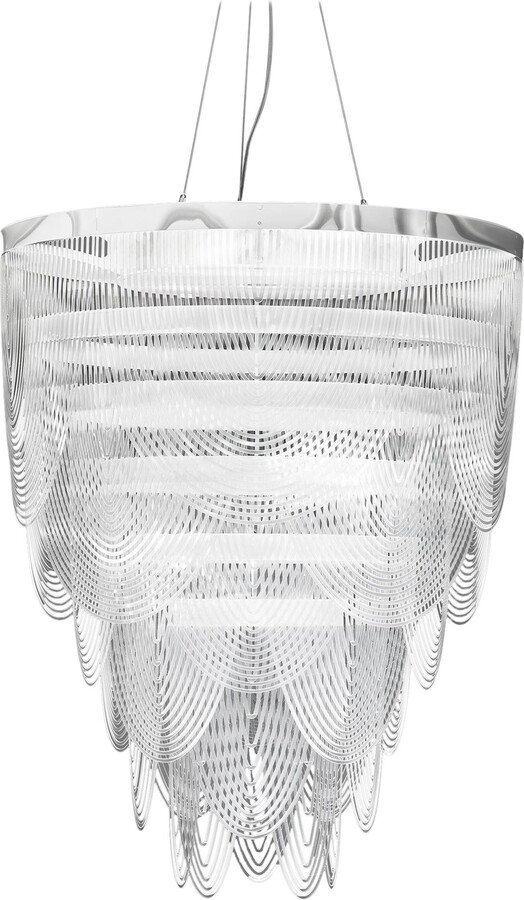 Slamp Ceremony Large Pendant Light In Prisma By Bruno Rainaldi