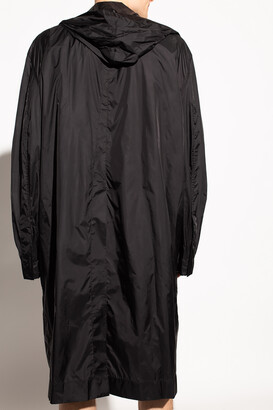 Rick Owens Hooded Coat Men's Black