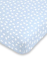 Thumbnail for your product : NoJo Elephant Print Crib Sheet Bedding
