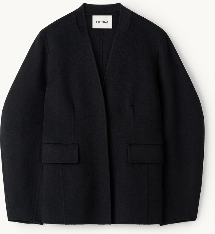 Soft Goat Blazer Black S