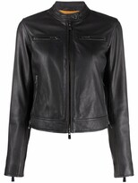 collarless suede jacket womens