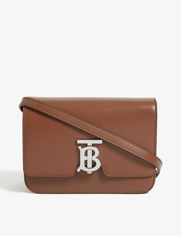 Burberry TB leather shoulder bag ShopStyle