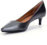 Thumbnail for your product : Calvin Klein Gabrianna Metallic Leather Pointed-Toe Kitten Pumps