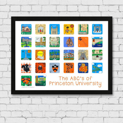 Zoomie Kids Mai 'The ABC's of Princeton University' Paper Print