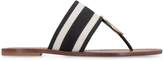 Thumbnail for your product : Tory Burch Patos Striped Thong-sandals