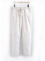 Thumbnail for your product : Zhuhaixmy Women's Cotton Linen Soft Elastic Pure Colors Pants Casual Loose Trousers