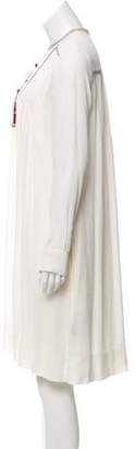 Etoile Isabel Marant Embroidered Knee-Length Dress