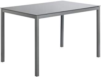 Argos Home Lido Glass Dining Table & 4 Grey Chairs