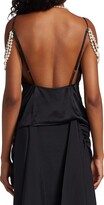 Thumbnail for your product : Rosie Assoulin Faux Pearl Silk Tank