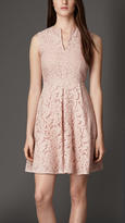 Thumbnail for your product : Burberry Fitted Lace Dress