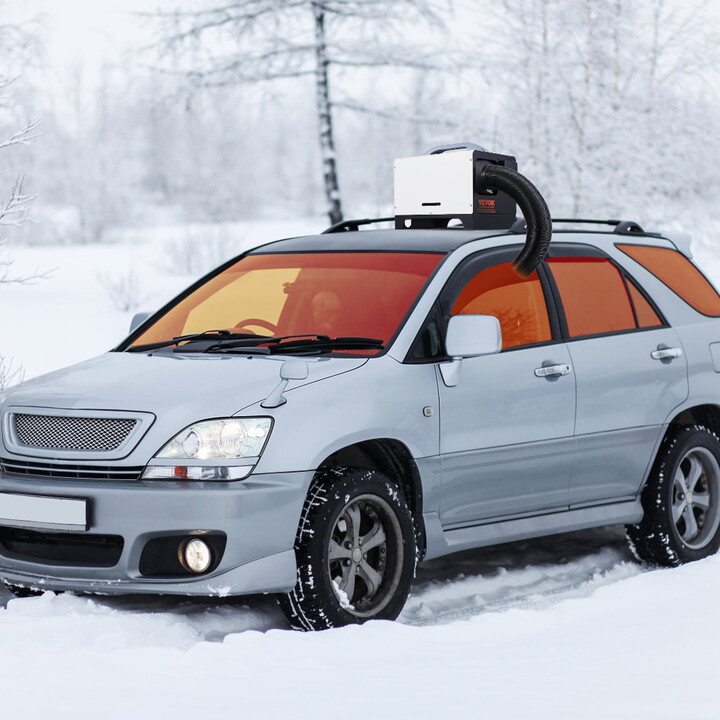 SKYSHALO Diesel Air Heater All-in-one 12V 8KW LCD Remote Control for Car RV Indoors