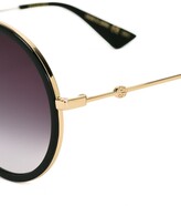 Thumbnail for your product : Gucci Eyewear Round Frame Metal Sunglasses