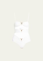 Thumbnail for your product : CHRISTOPHER ESBER Pierced Orbit One-Piece Swimsuit
