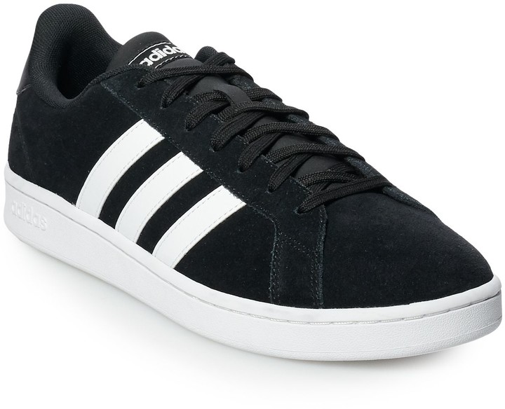 adidas grand court men's suede sneakers