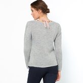 Thumbnail for your product : La Redoute MADEMOISELLE R Round Neck Sweater with Back Tie