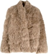 Banny quilted fur coat 