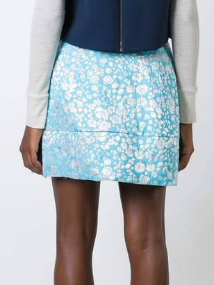 DELPOZO floral a-line skirt