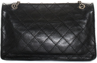Chanel Black Quilted Leather Reissue Surpique Single Flap Bag
