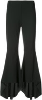 Thumbnail for your product : Alice + Olivia ruffled flared trousers