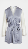 Thumbnail for your product : Flora Nikrooz Showstopper Charmeuse Cover Up with Lace