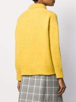 Thumbnail for your product : Ermanno Scervino ribbed roll neck jumper