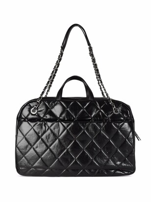 Chanel Pre Owned 2009 Diamond Quilted Makeup Bag - ShopStyle