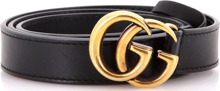 GUCCI GG Marmont Belt Leather Thin
