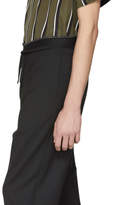 Thumbnail for your product : Oamc Black Drawstring Waist Post Trousers
