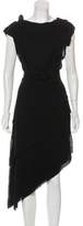 Thumbnail for your product : Rodarte Belted Wool Dress