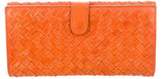 Thumbnail for your product : Bottega Veneta Intrecciato Embossed Leather Wallet