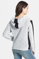 Thumbnail for your product : Curio Colorblock Zip Front Hooded Sweater