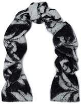 Thumbnail for your product : McQ Brushed Jacquard-gauze Scarf