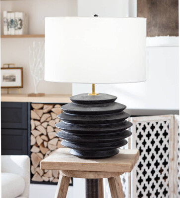 REGINA ANDREW Accordion Table Lamp Round