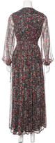 Thumbnail for your product : IRO Floral Print Silk Dress