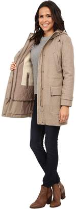 Cole Haan 4-in-1 Hooded Parka with Removable and Reversible Liner Bomber Jacket